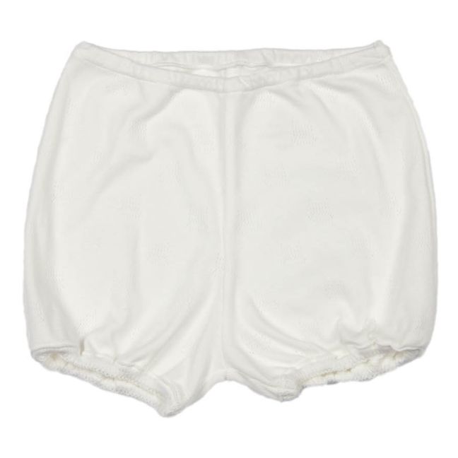 Organic Cotton Pointelle Pyjama Set | White