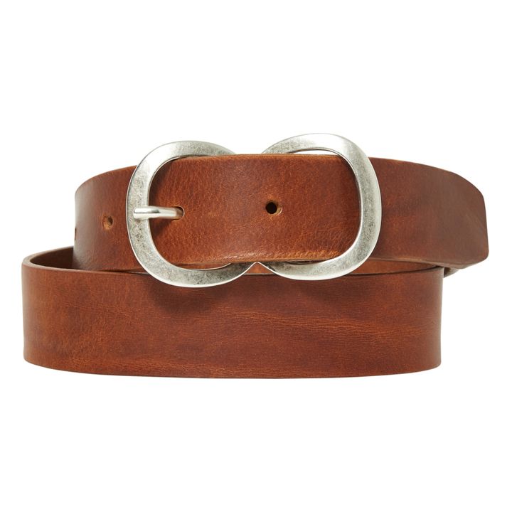 Sabas Leather Belt - Women's Collection -  | Cognac- Product image n°1