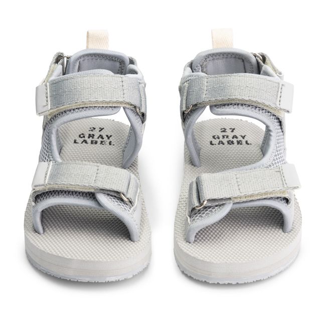 Sandales à Scratchs Recyclées | Gris