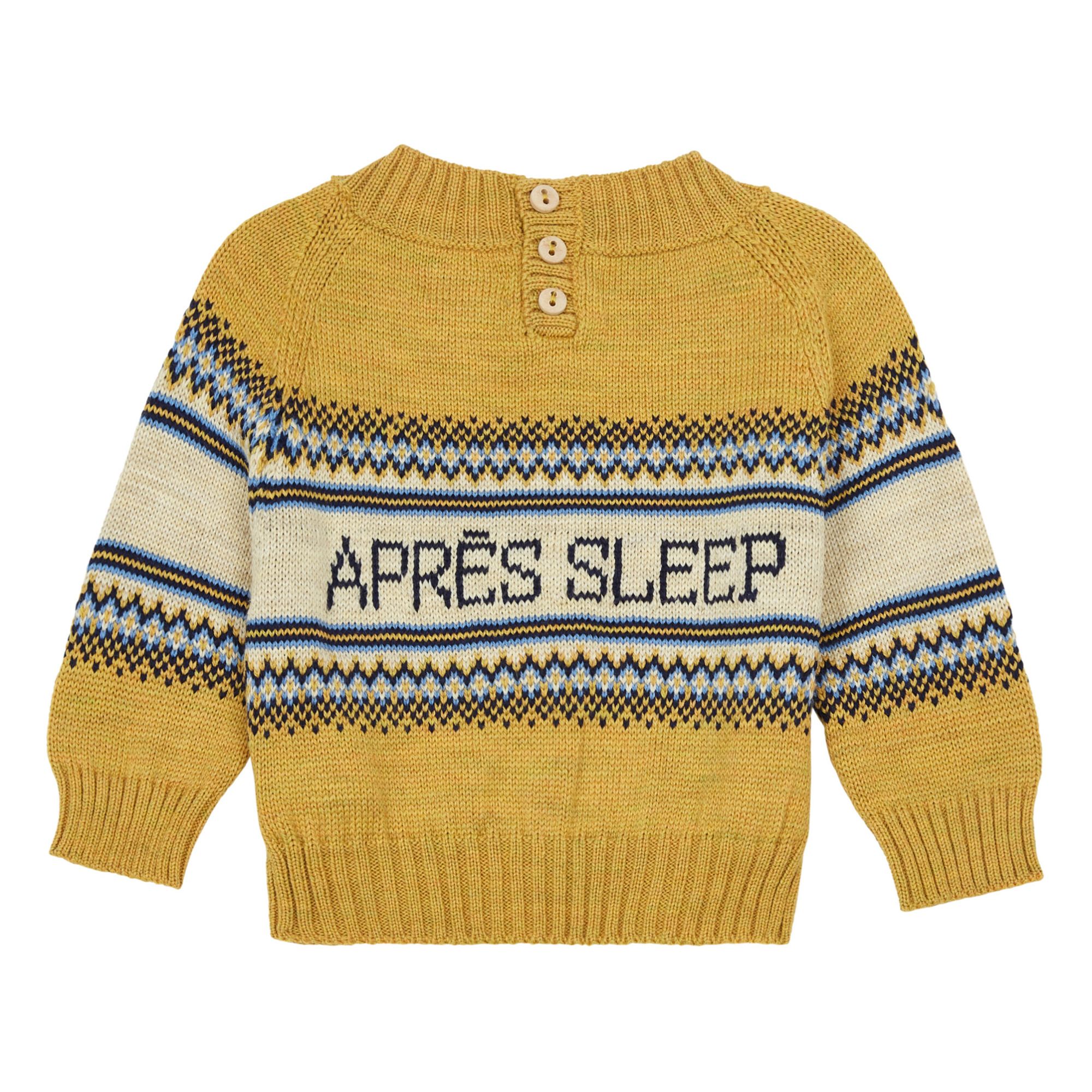 Après Sleep Merino Wool Jumper Yellow- Product image n°1