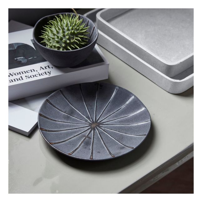 Assiette Suns | Charbon