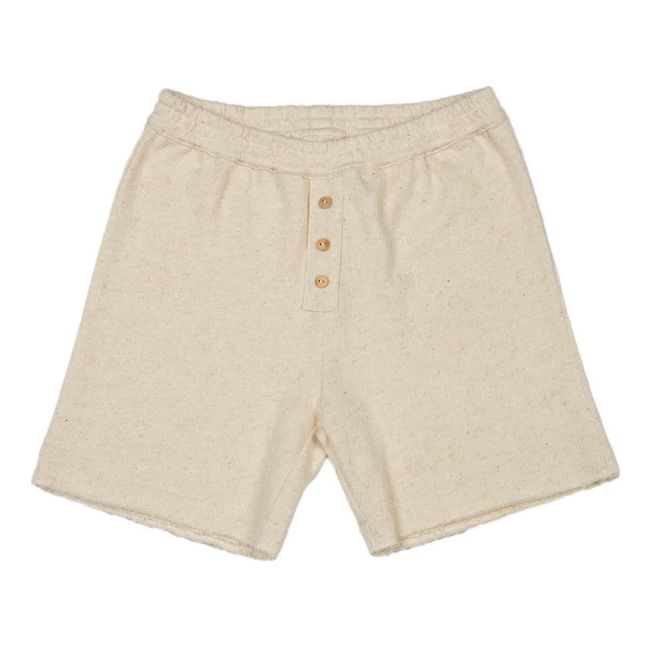 Linen and Organic Cotton Pyjama Set | Beige