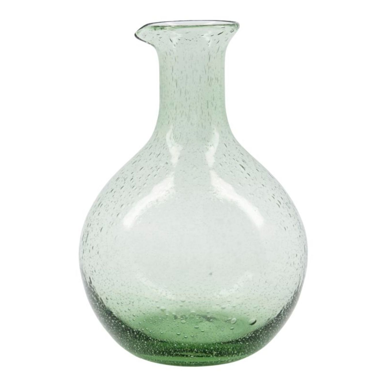 Carafe Rich en verre Vert pâle- Image produit n°0