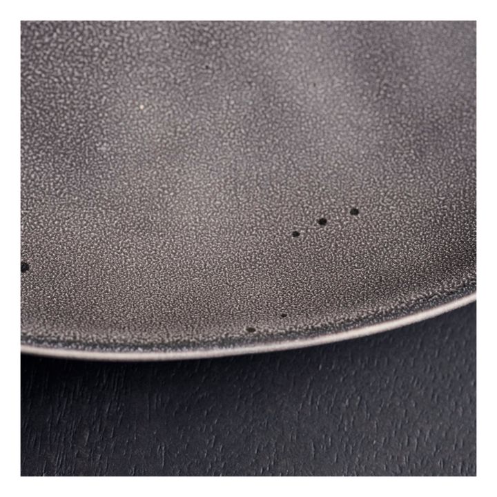 Assiette Rustic en grès  | Gris foncé- Image produit n°3