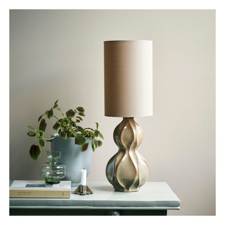 Lampe à poser Woma en céramique | Sable- Image produit n°1