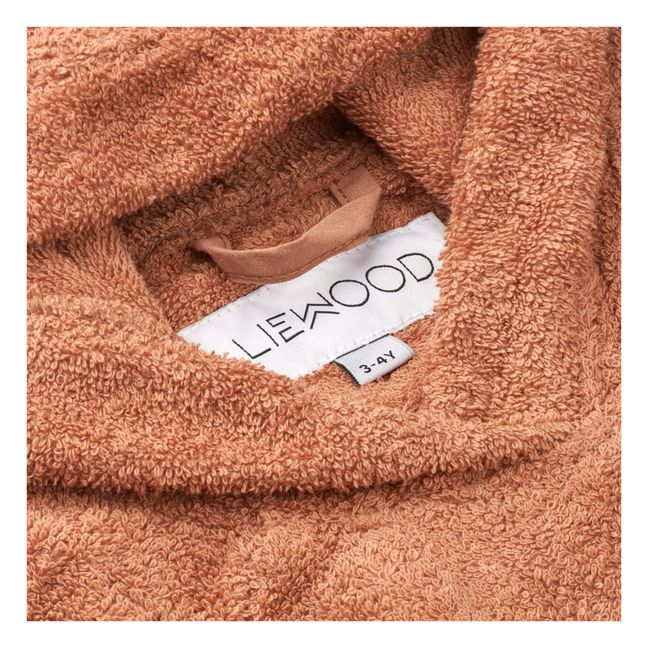 Poncho Ilja aus Bio-Baumwolle | Rosa