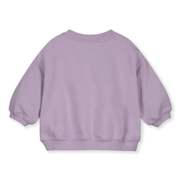 Organic Cotton Baby Sweatshirt Lila