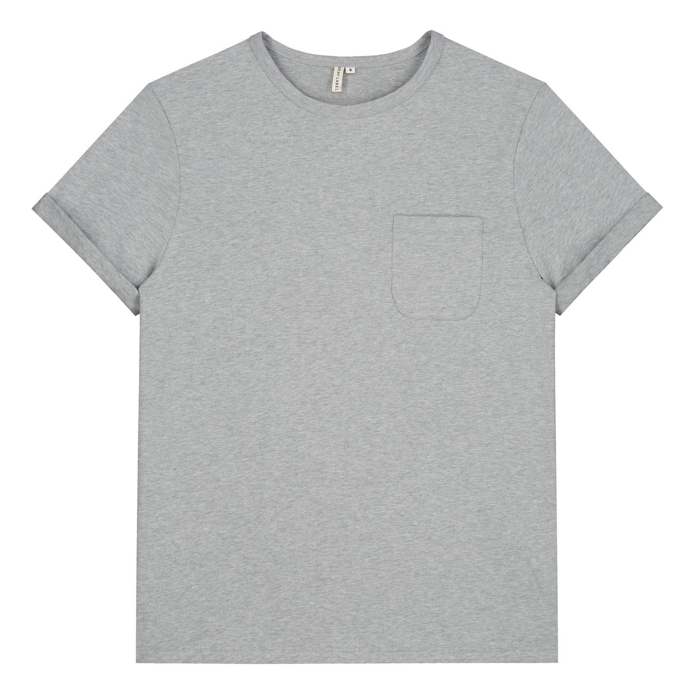 Gray Label - T-shirt Poche - Collection Femme - - Gris