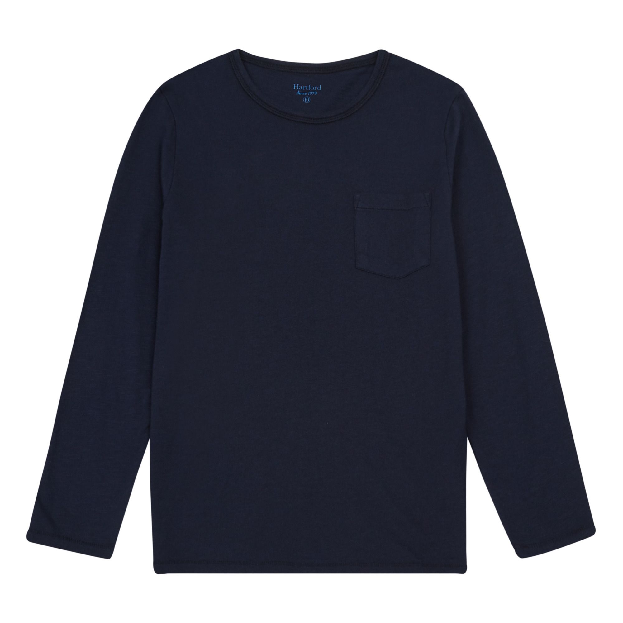 Hartford - T-shirt Poche Crew - Garçon - Bleu marine