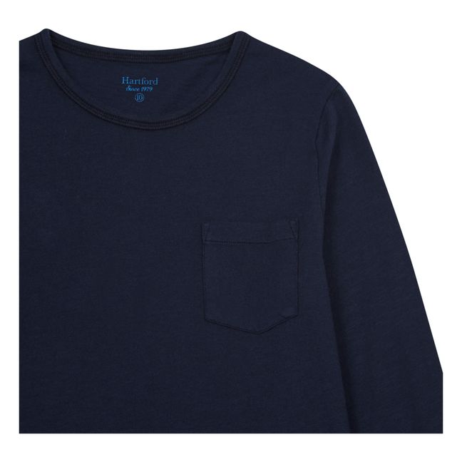 Crew Pocket T-Shirt Azul Marino