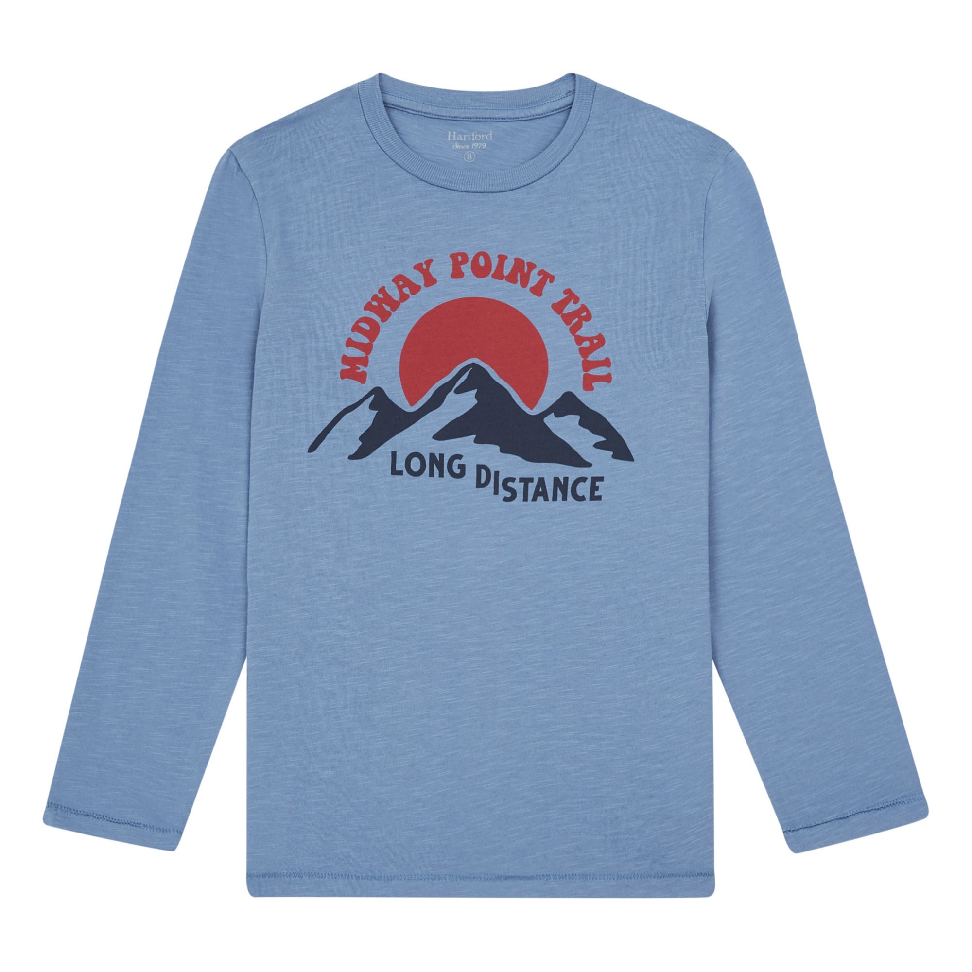 Hartford - T-shirt Trail - Garçon - Bleu gris