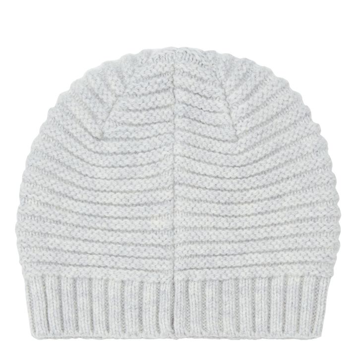 Merino Wool Beanie | Heather grey- Product image n°1