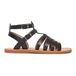 Plagette Gladiator Sandals Nero- Miniatura del prodotto n°0