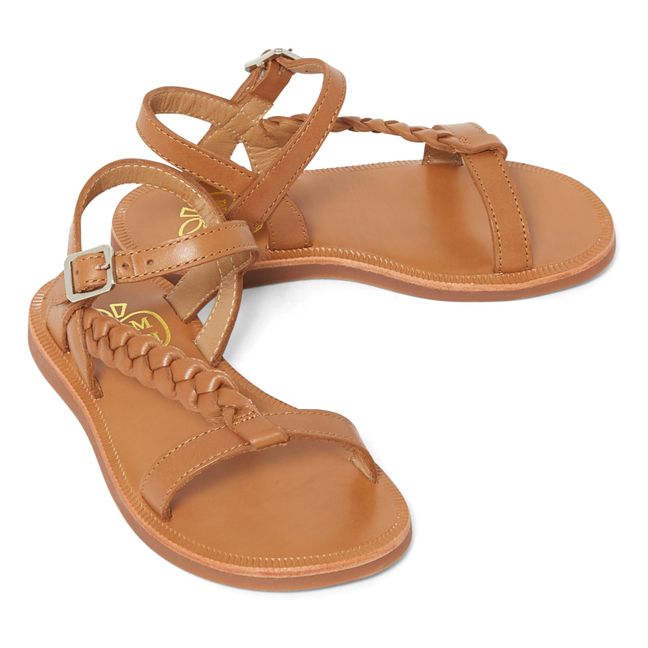 Sandales Plagette Antik | Camel