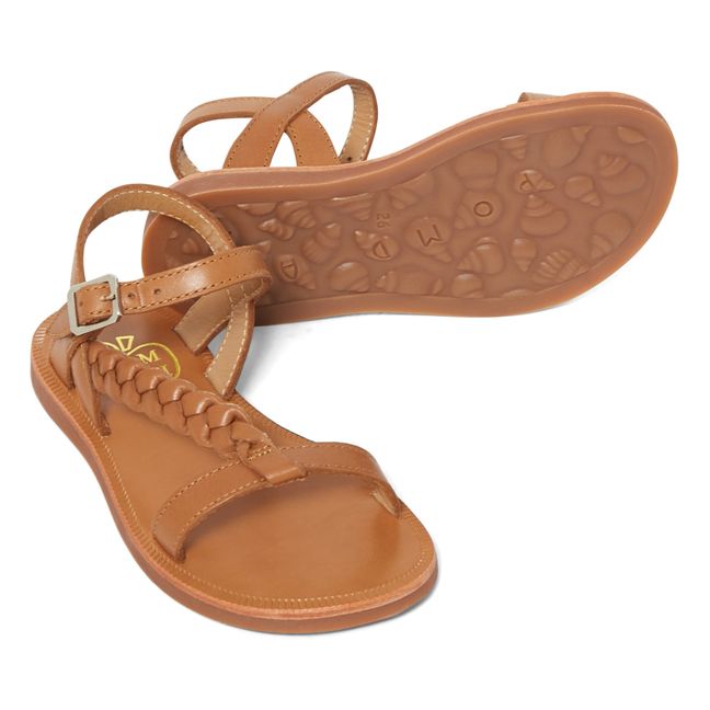 Plagette Antik Sandals | Camel