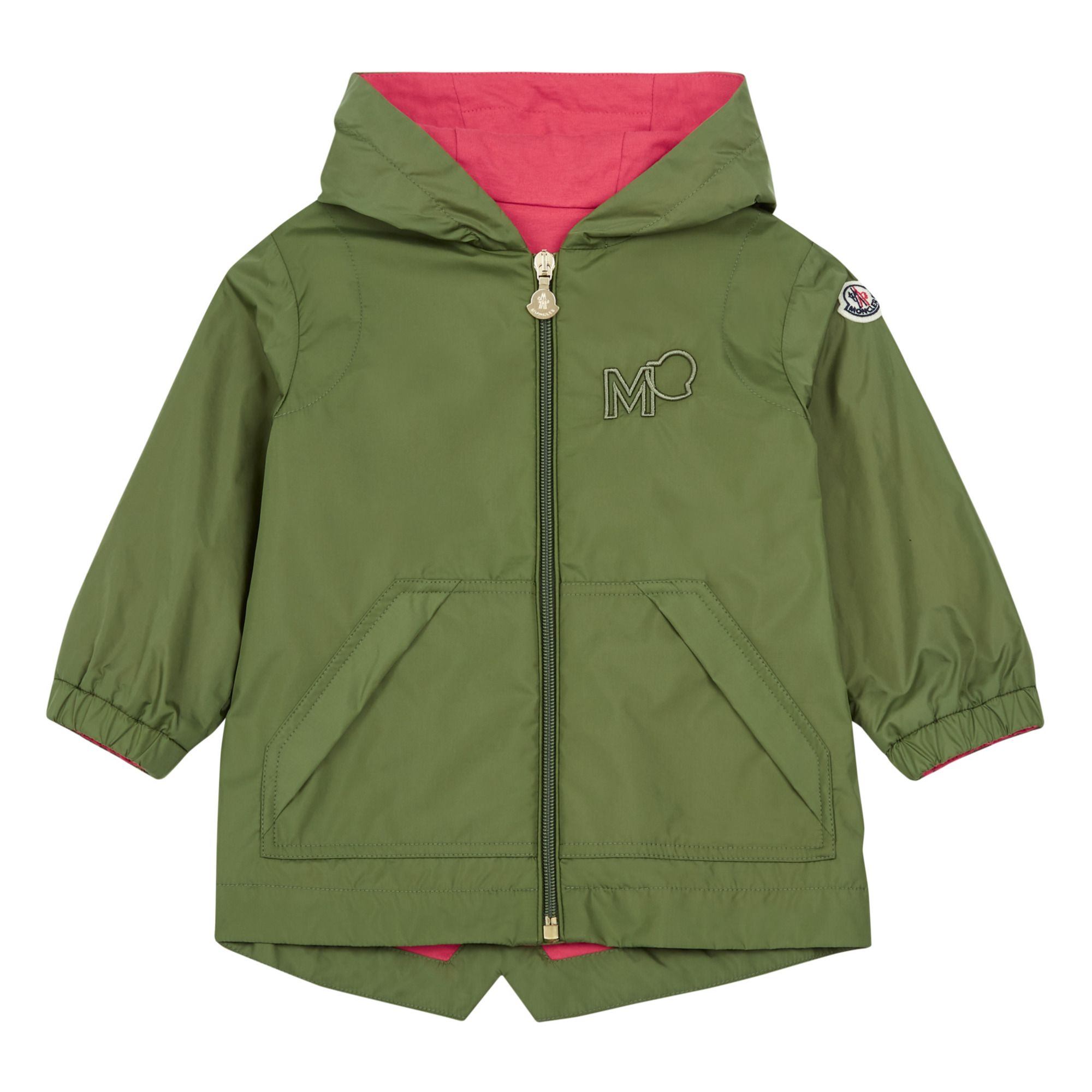 Moncler - Veste Imperméable Aref - Fille - Vert kaki
