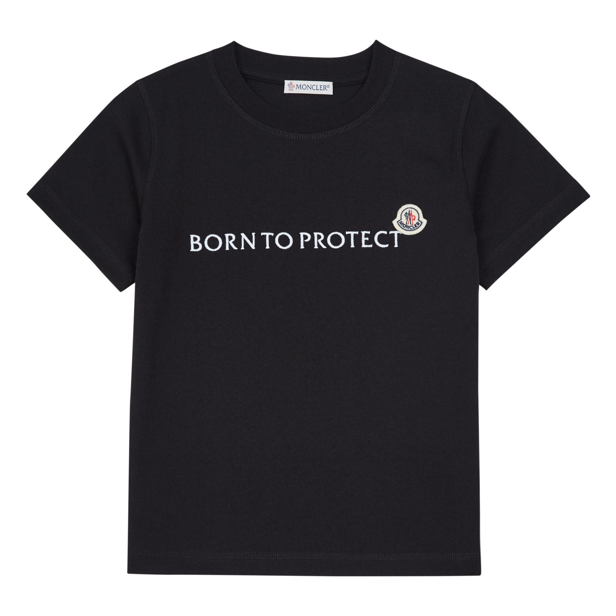 Moncler - T-shirt Logo - Fille - Noir