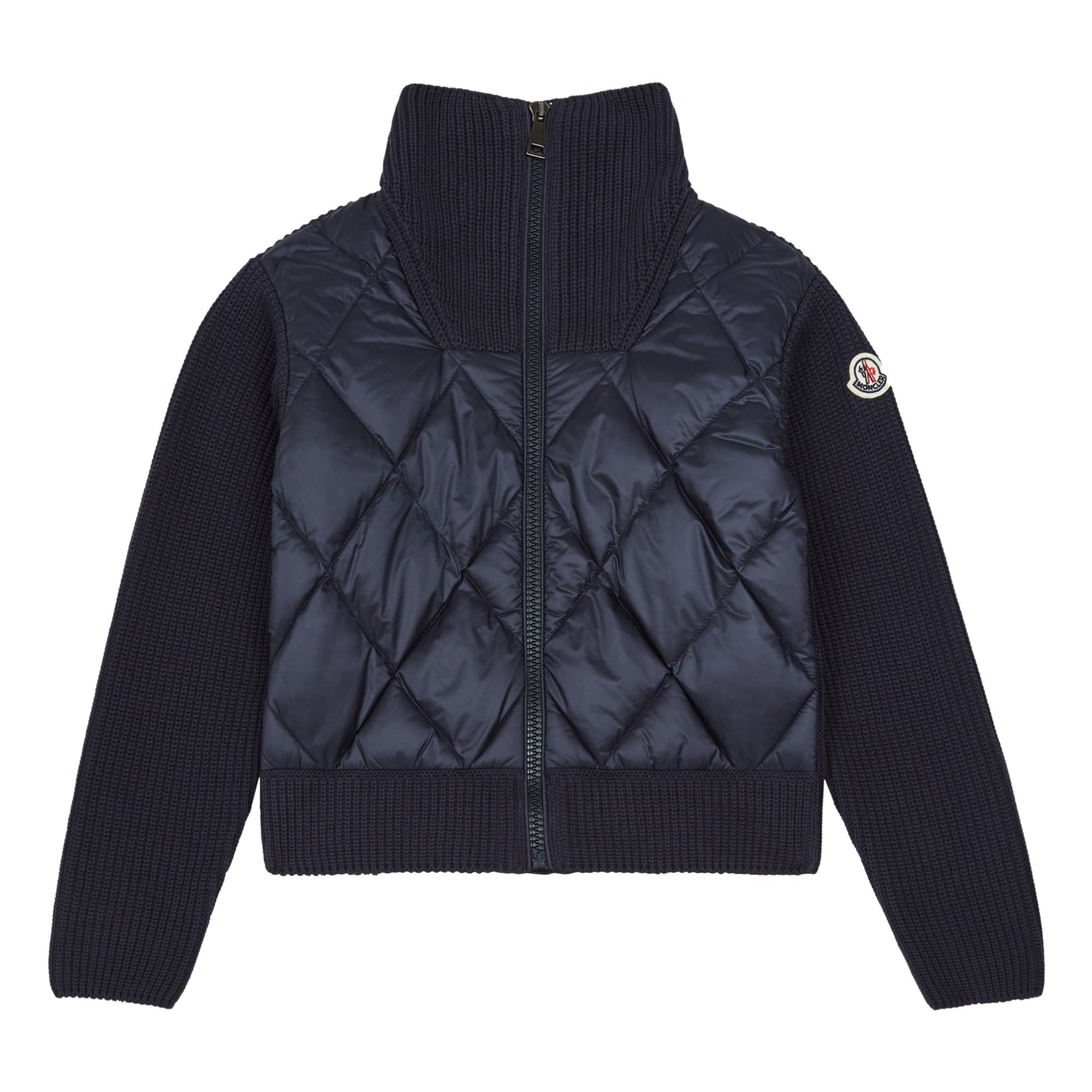 Moncler - Veste Matelassée - Fille - Bleu nuit