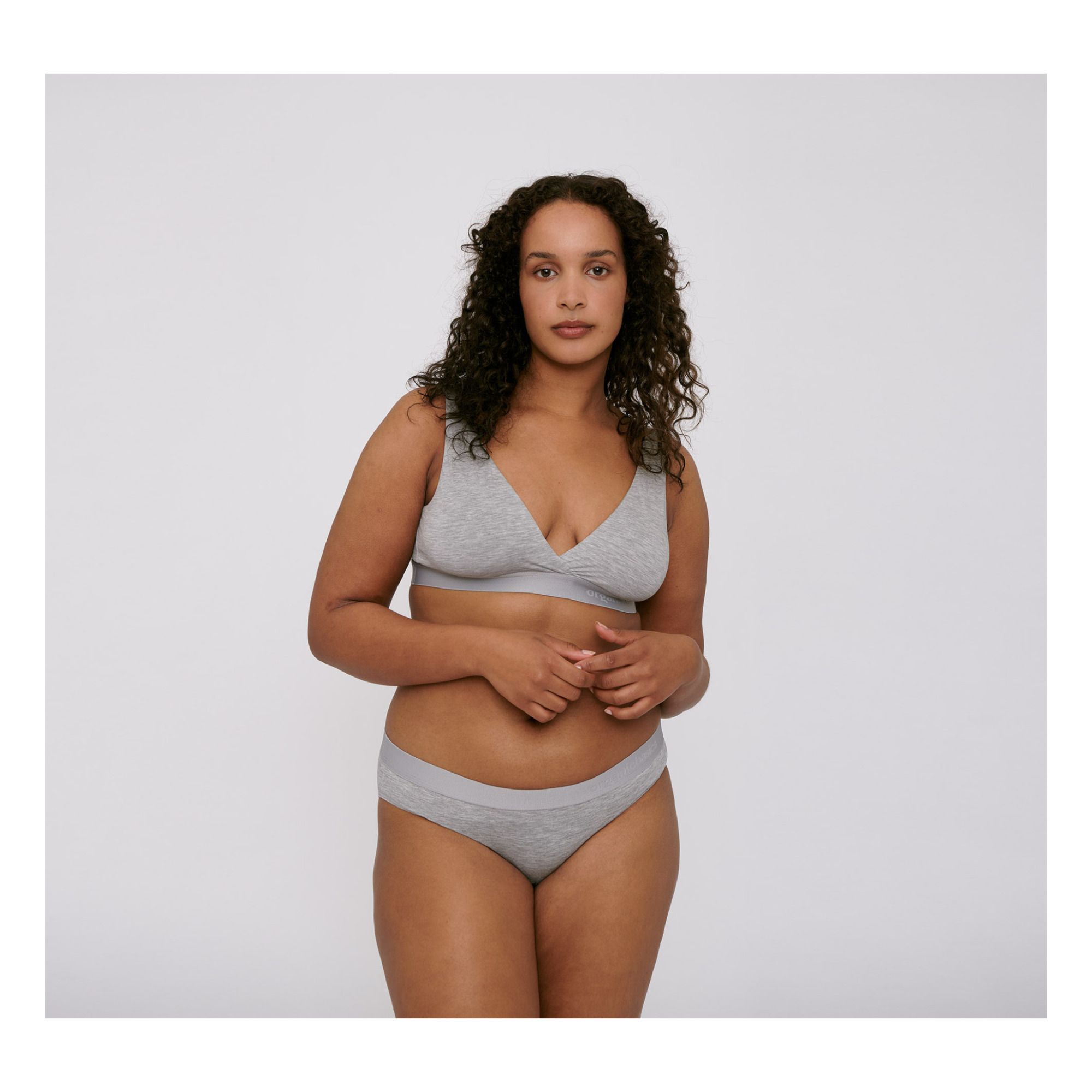 Organic Basics - Pack de 2 Culottes Tencel Lite - Femme - Gris