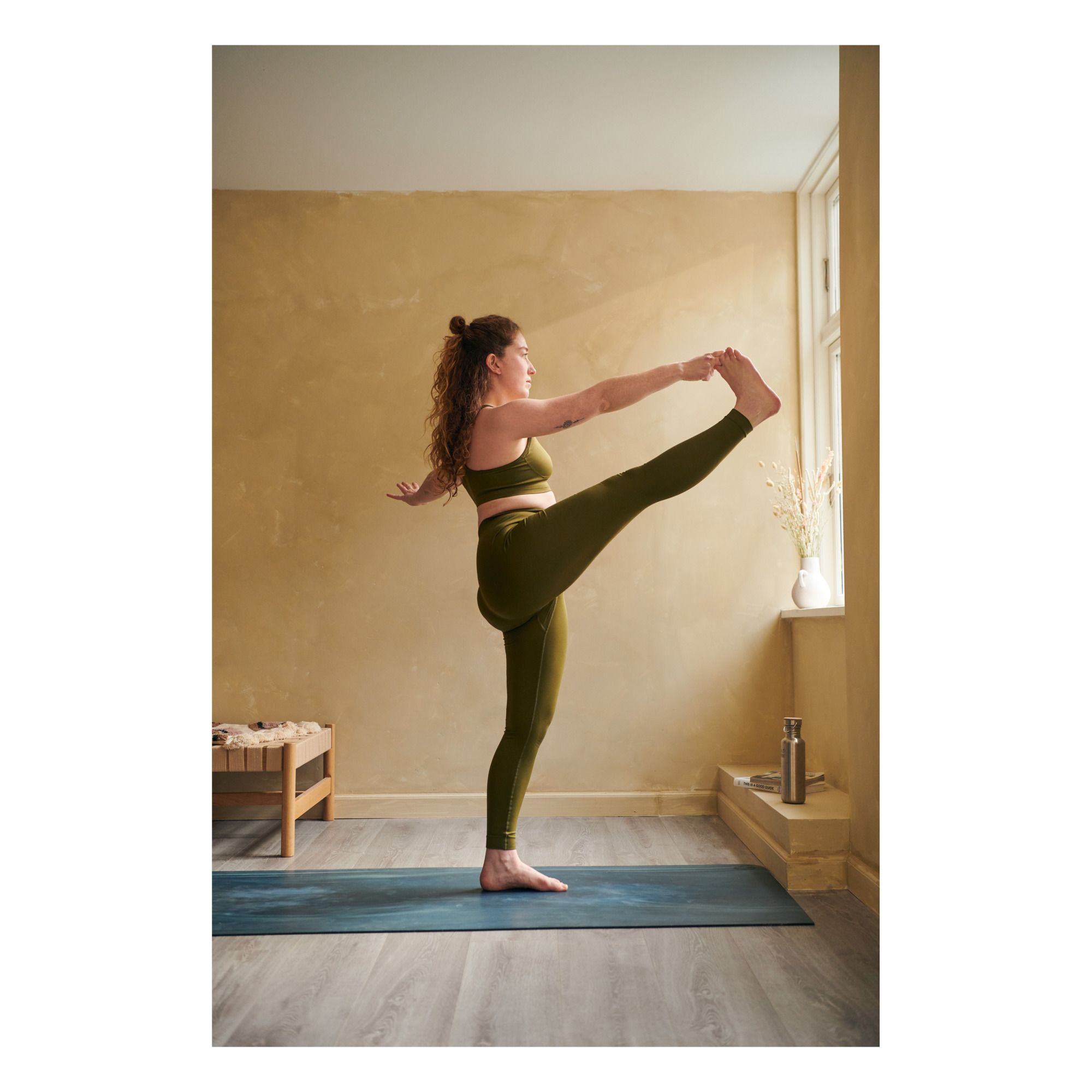 Organic Basics - Legging Active - Femme - Vert olive