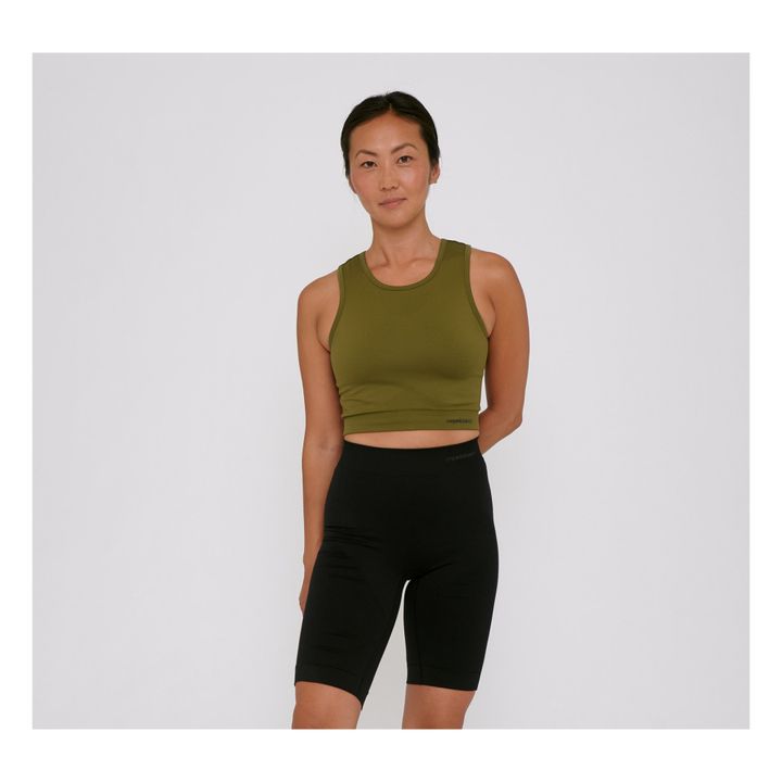 Active Crop Top Olive green- Product image n°4