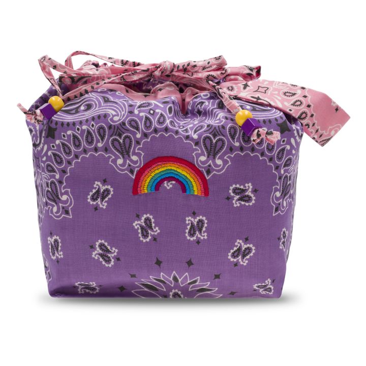 Rainbow Maxi Bucket Bag | Lilac- Product image n°0