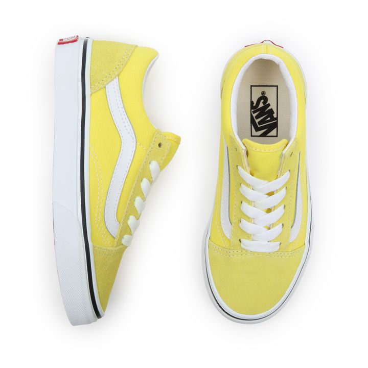 Vans old skool yellow womens sale