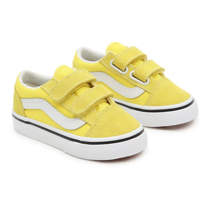 Ud ondsindet Strålende Vans - Old Skool Velcro Sneakers - Yellow | Smallable