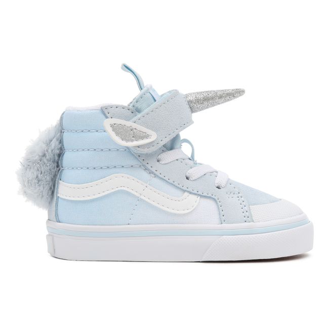 SK8-Hi Elastic High-Top Unicorn Sneakers Light blue