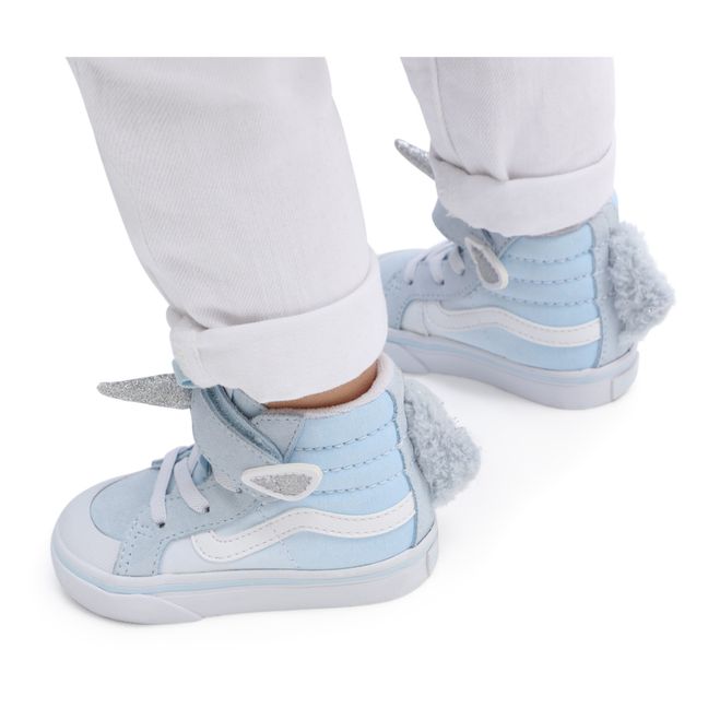 Zapatillas Montantes SK8-Hi Elastiques Licorne Azul Cielo