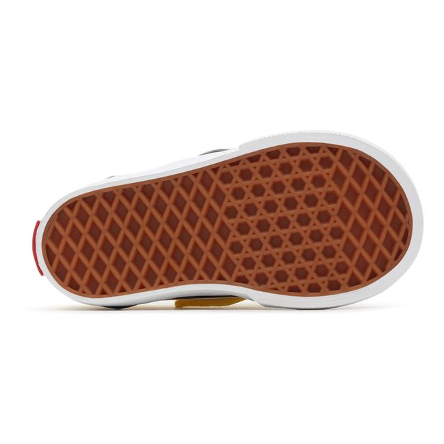 Checkered Slip-On Shoes Gelb