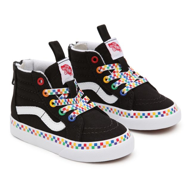 Zapatillas altas SK8-Hi Zip Rainbow Multicolor Negro