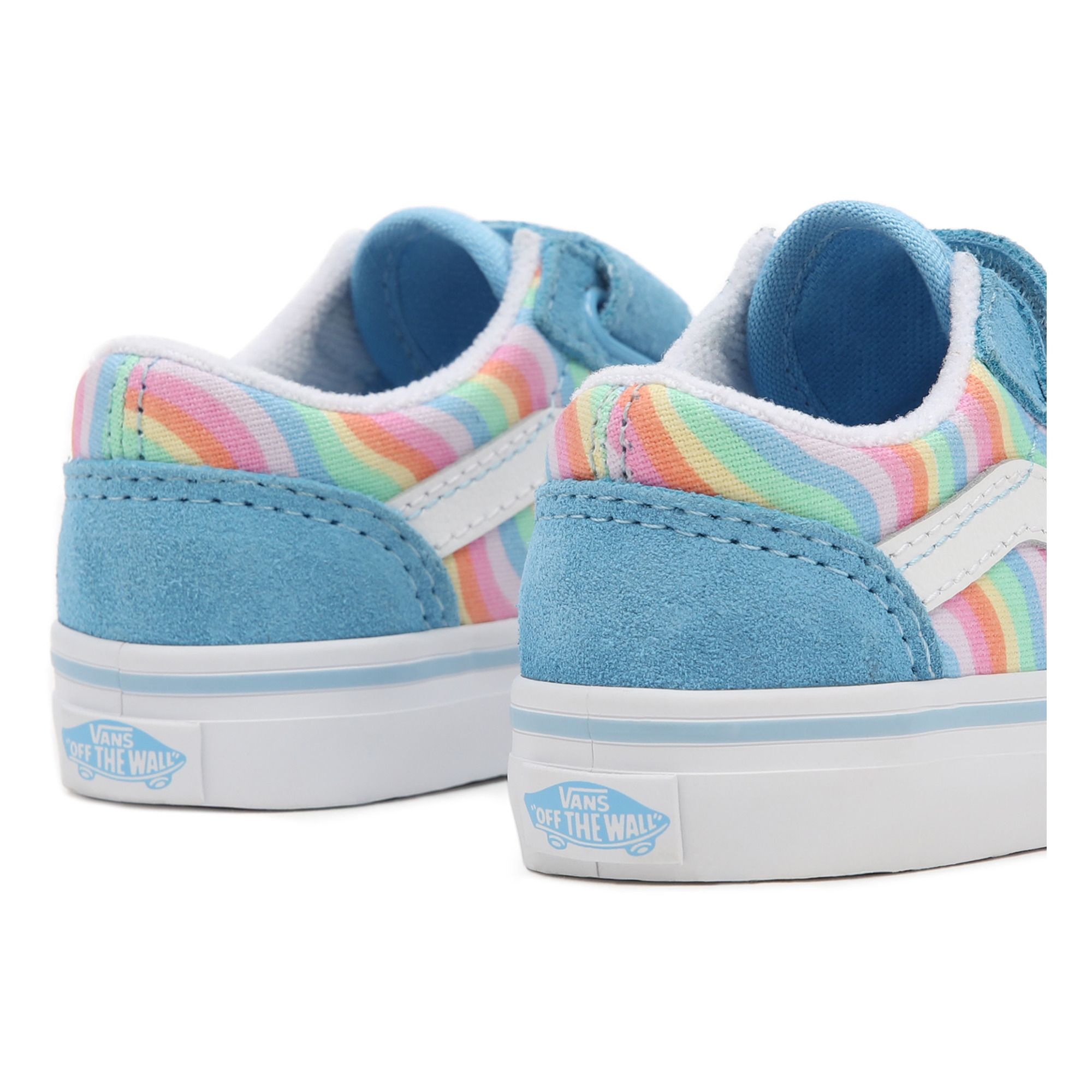 Old Skool Wavy Rainbow Velcro Sneakers Light blue- Product image n°8