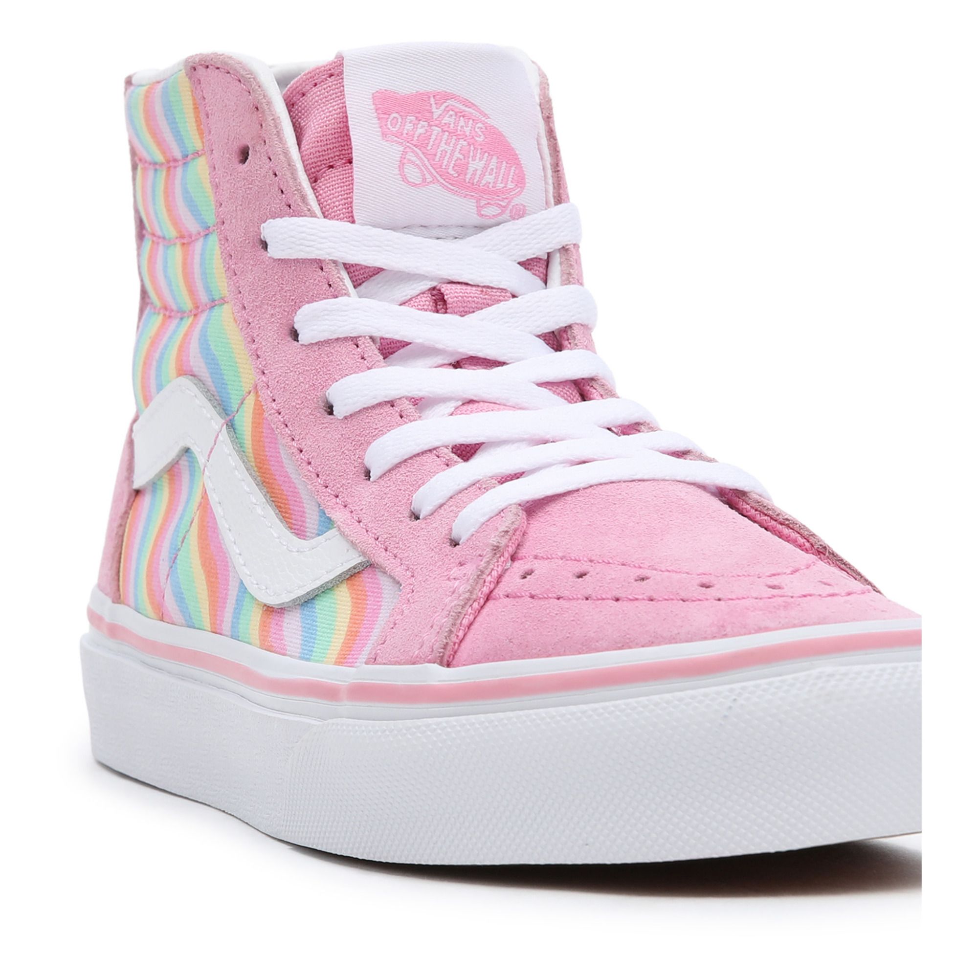 SK8-Hi Wavy Rainbow High-Top Zip-Up Sneakers Pink- Product image n°3