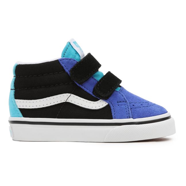 SK8-Mid Reissue Multicoloured Velcro Sneakers Blau