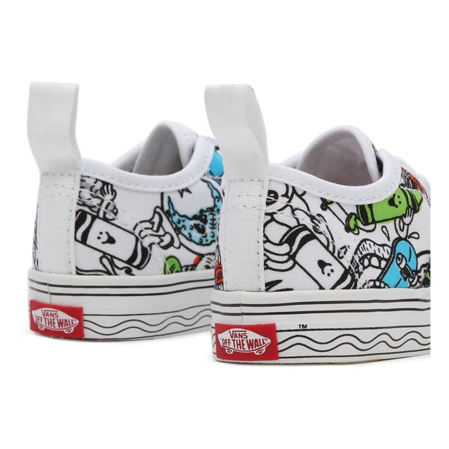 Sneakers Authentic Schnürsenkel mit Gummizug DIY Vans X Crayola Weiß