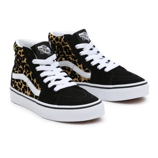 Vans Old Skool sneaker met suède details en panterprint - Schoenen.nl