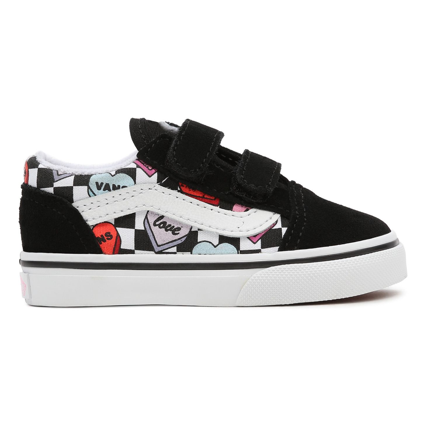 Zapatilla Vans Old Skool Velcro Hombre Negro –