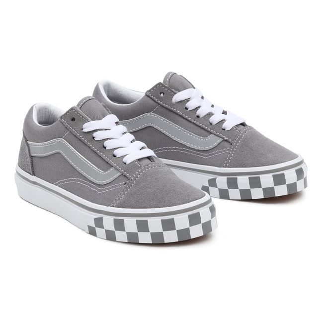 Sneakers SK8-Low Reflektierende Streifen Grau