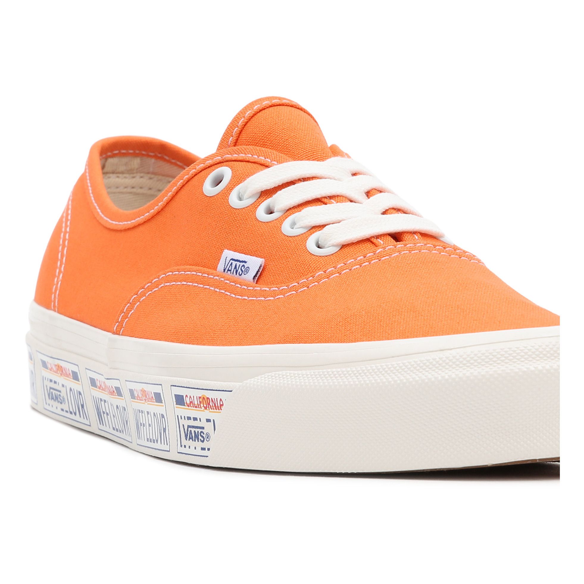 pastel orange vans