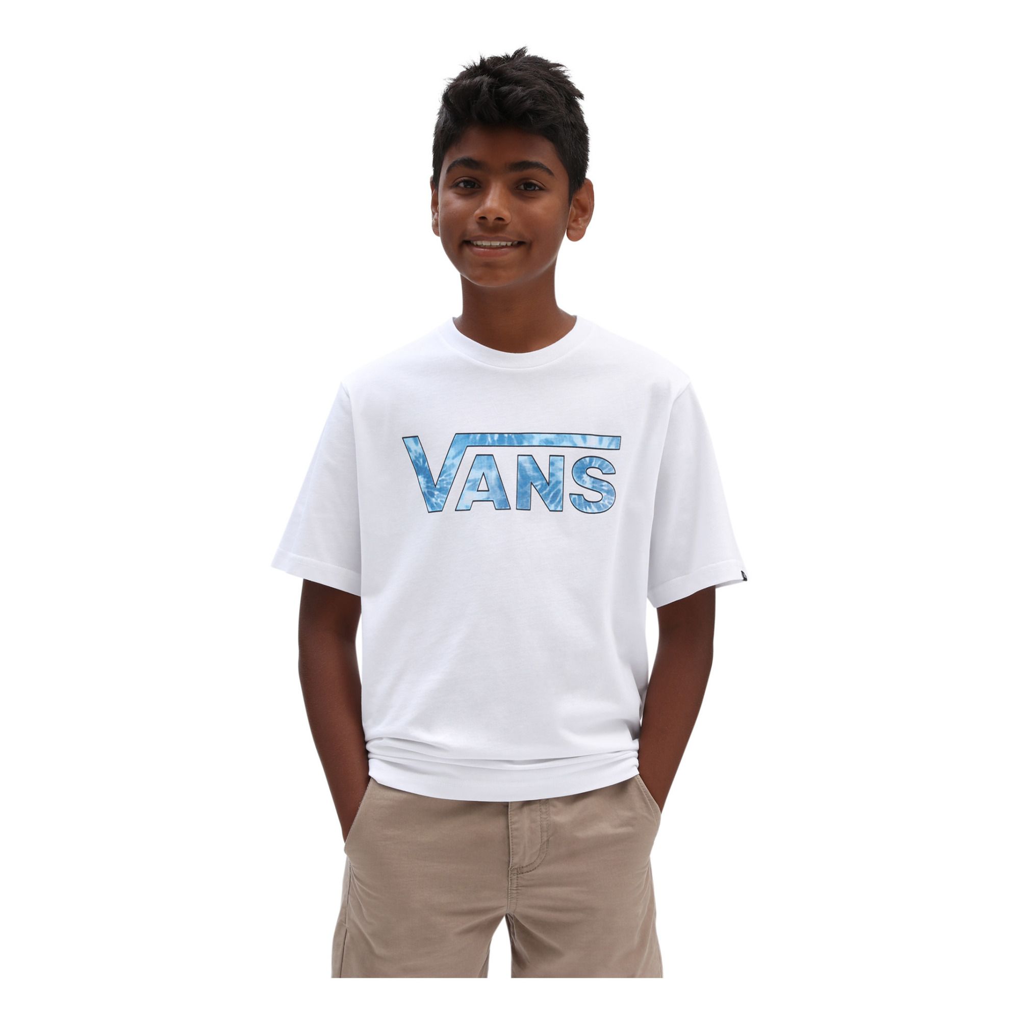 Classic T-shirt White Vans Fashion Teen 