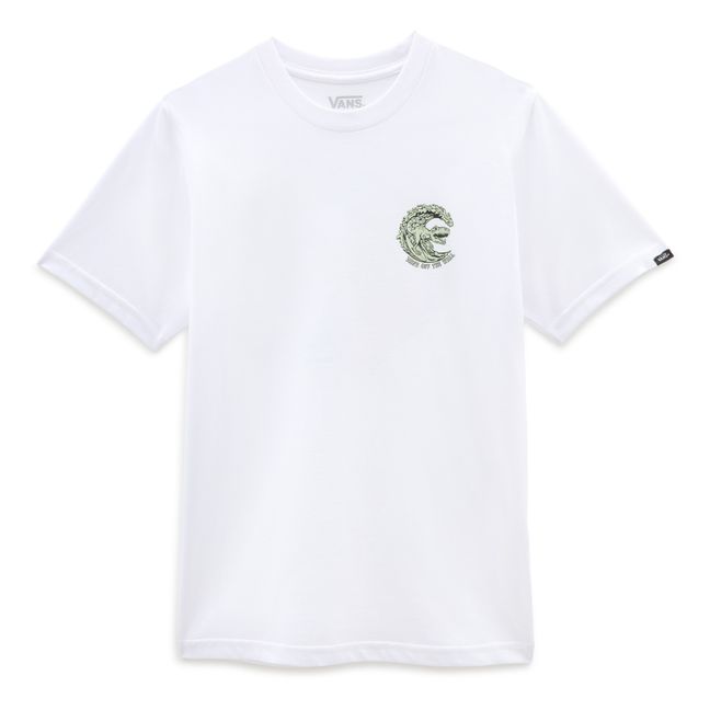 Dino Surf T-shirt Weiß