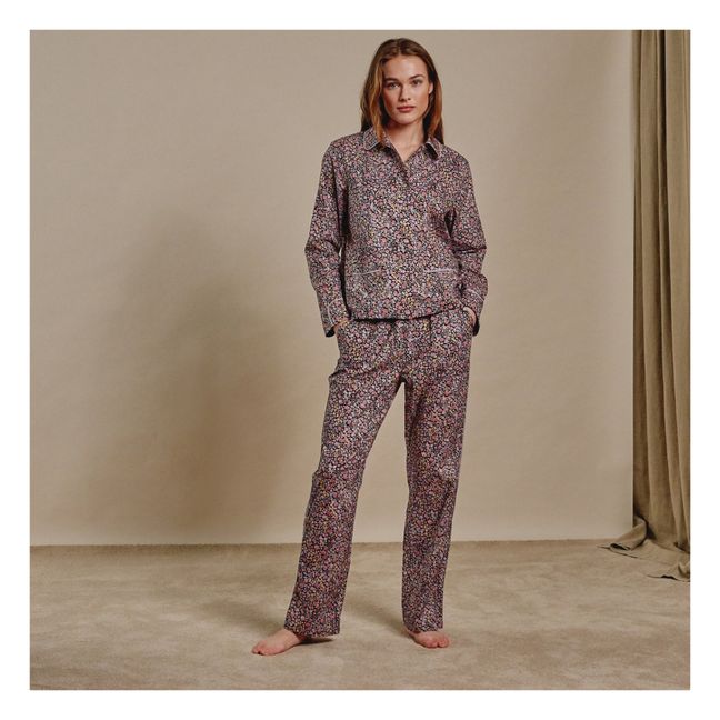 Pyjama-Hose Weekend aus Bio-Baumwolle Rosa