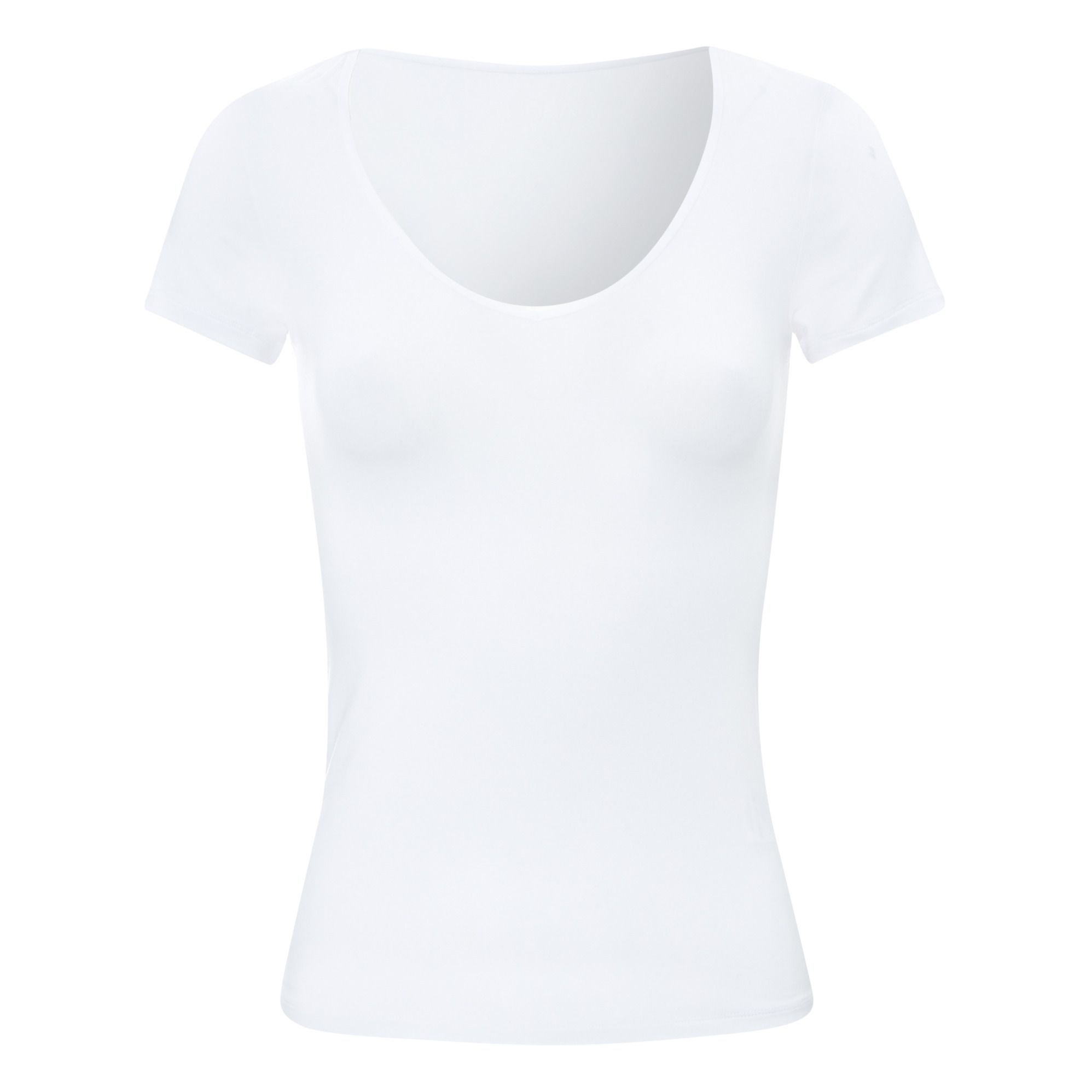 About - T-Shirt Seconde Peau - Femme - Blanc