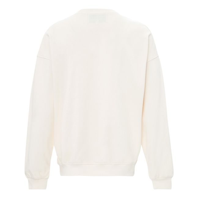 Sweat Oversize Bisou - Collection Femme  | Ecru
