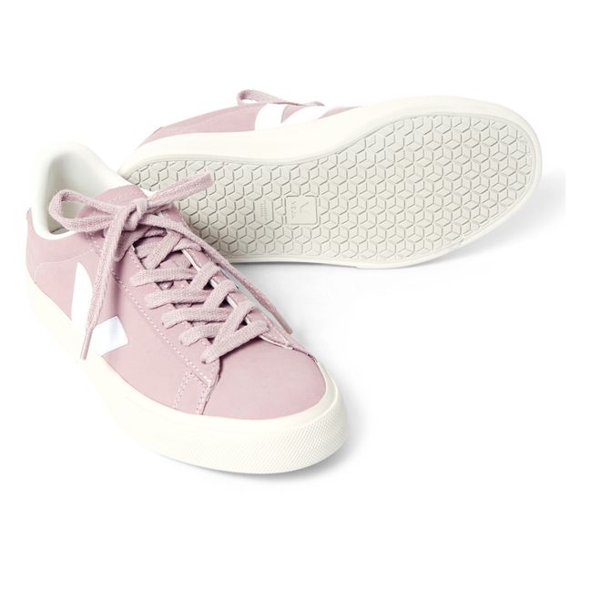 Baskets Nubuck Campo | Rose pâle