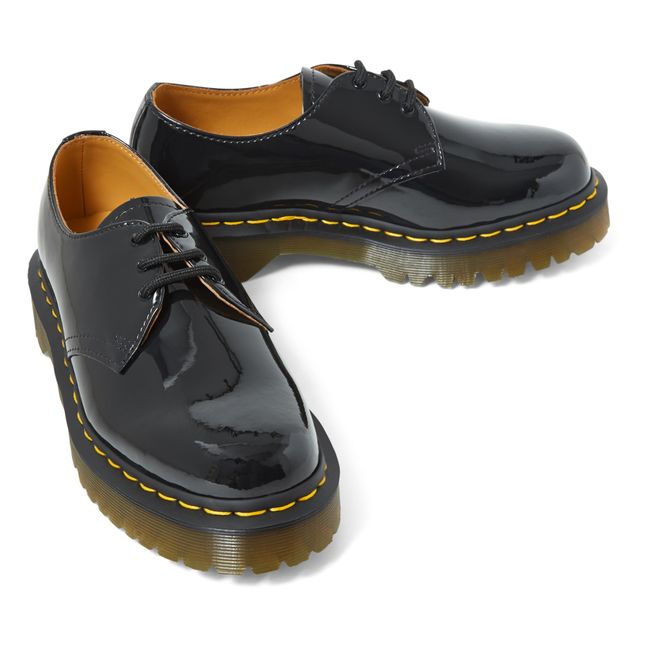 1461 BEX Patent Leather Lace-Up Brogues - Adult Collection - Schwarz