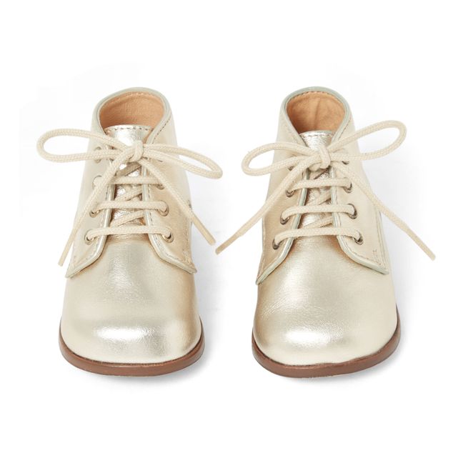 Bottines Zeus Laminato | Doré