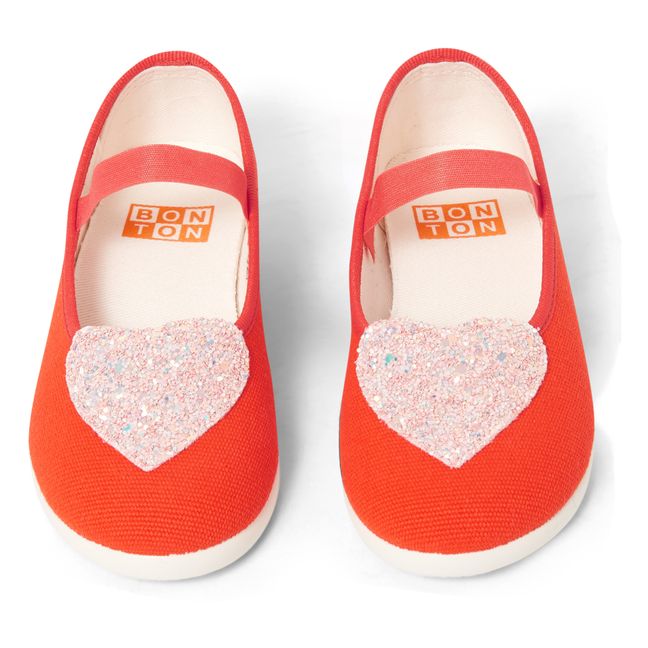 Sarra Slippers Red