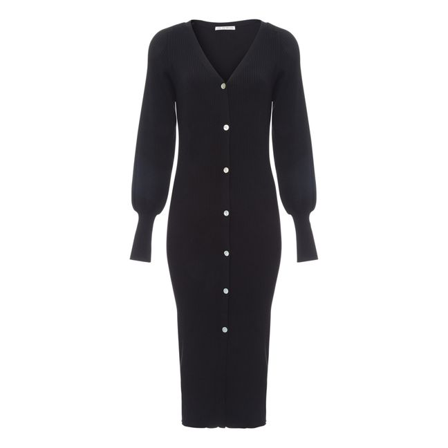 Pillar Cardigan Dress | Black